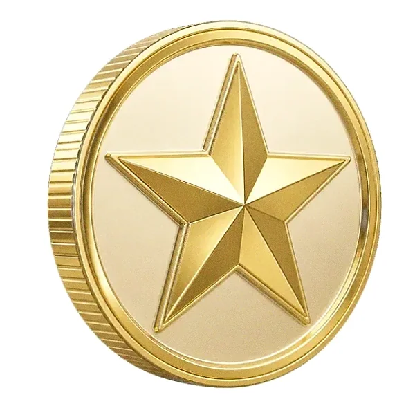 Star-emblem coin — Kingdom