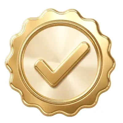 Checkmark badge — Kingdom