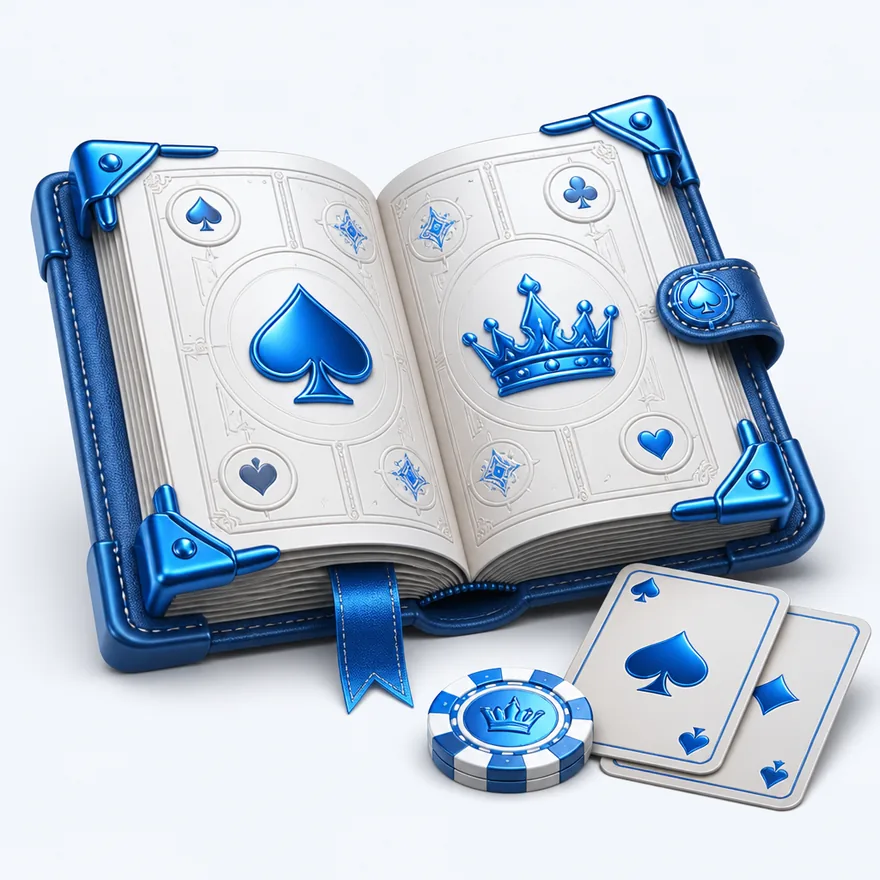 Open rulebook with cards — Kingdom