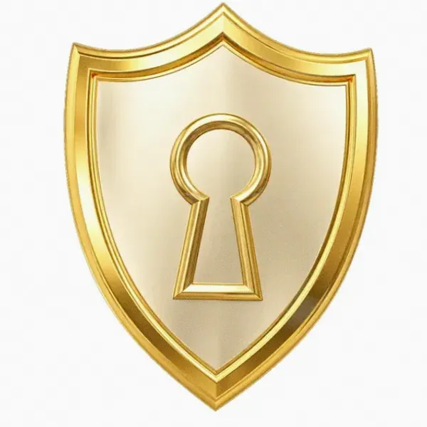 Shield with keyhole — Kingdom