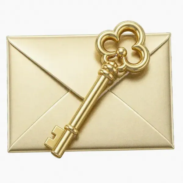 Key on envelope — Kingdom