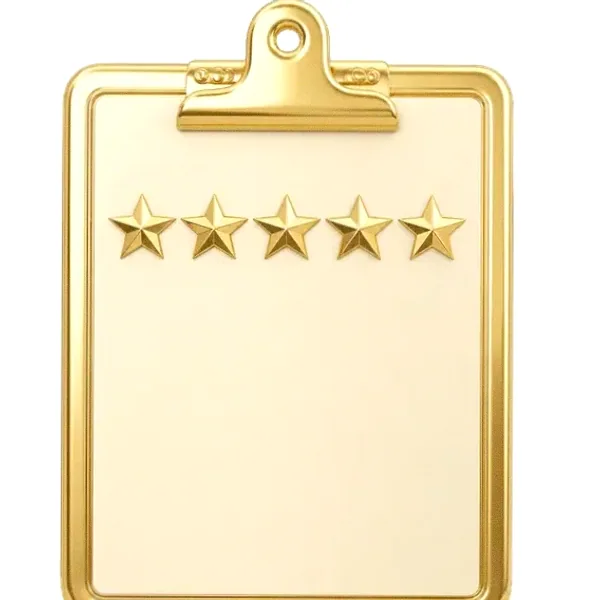 Star rating clipboard — Kingdom