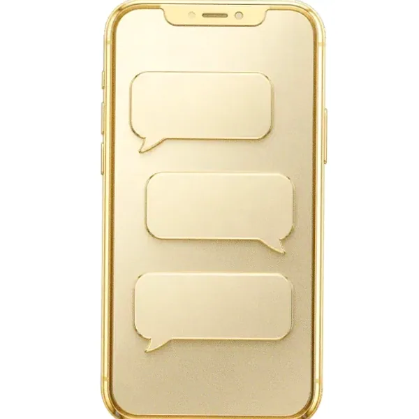 Smartphone with chat bubbles — Kingdom